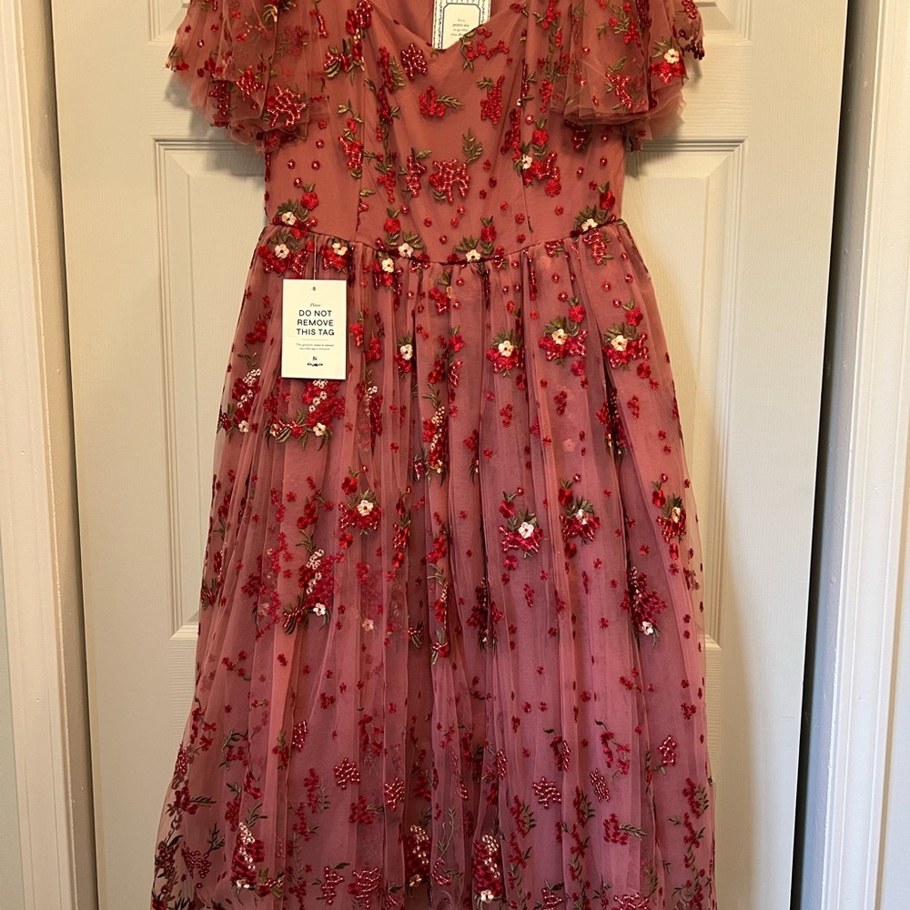 Floral JessaKae Embroidered Dress